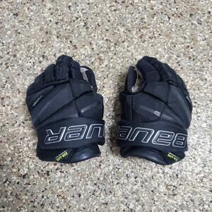 Bauer Vapor X Hyperlite Ice Hockey Gloves Black Size 10 (10" 25CM)